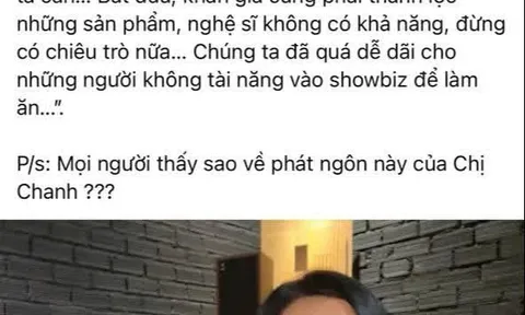 Vũ Duy Khánh đồng tình với phát ngôn của Phương Thanh: 'Chúng ta quá dễ dãi cho những người không có tài năng vào showbiz làm ăn'