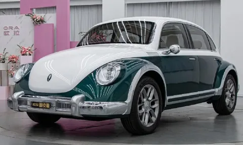 Xe điện giống hệt huyền thoại xe con bọ Volkswagen lộ diện, sạc đầy chạy tới 400km