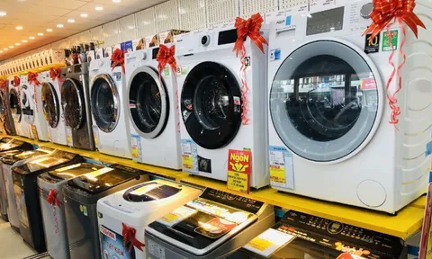 Máy giặt giảm giá “sập sàn” 10 triệu đồng, dòng giặt sấy rẻ ngang hàng cửa trên