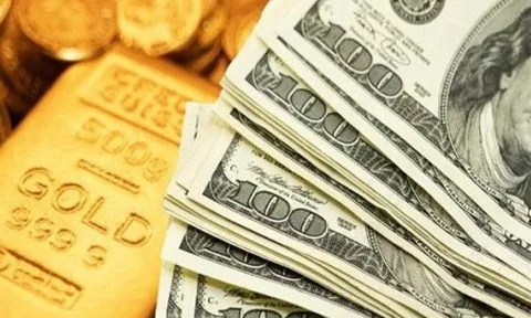 USD tăng vọt, vàng lao dốc
