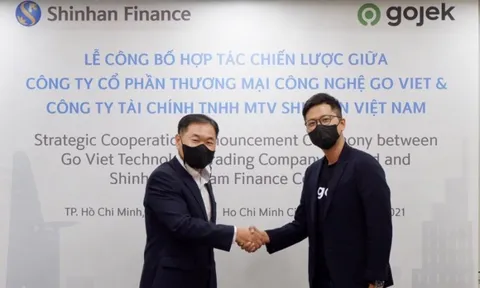 Shinhan Finance và Gojek Việt Nam công bố hợp tác chiến lược