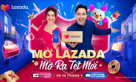 Mở Lazada, mở ra Tết mới với triệu niềm vui, ngàn ưu đãi cho người dùng an tâm mua sắm
