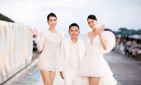 Thí sinh Miss World Việt Nam 2022 diễn thời trang dưới mưa