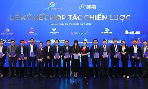 Sunshine Group và Umee Homes ký kết hợp tác với 12 đại lý chiến lược