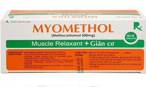 Thu hồi trên toàn quốc thuốc Myomethol điều trị co thắt cơ