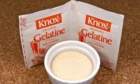 Gelatin - công dụng và cảnh báo trong chế biến món ăn