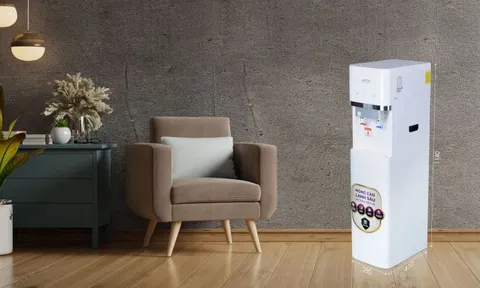 Phòng khách thêm sang trọng với cây nước nóng lạnh Mutosi