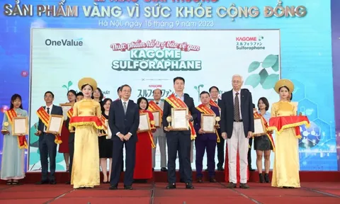 ONE-VALUE: Cú "đúp" liên tiếp với giải thưởng "Sản phẩm vàng vì sức khỏe cộng đồng” 2023