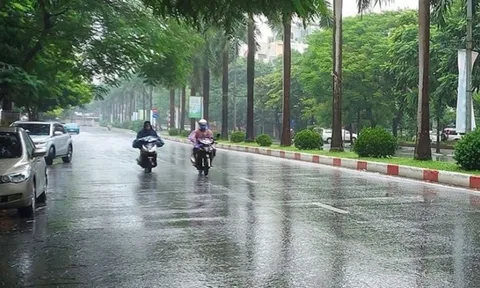 Dự báo thời tiết ngày 6/6/2024: Hà Nội dịu mát, mưa to