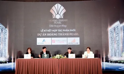 Bùng nổ sự kiện lễ ra quân và ký kết hợp tác phân phối dự án Hoàng Thành Pearl