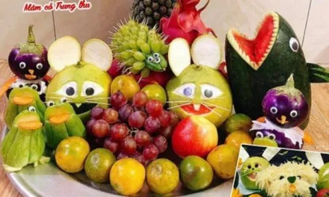 Mâm cỗ Trung thu gồm những gì? Gợi ý mâm cỗ Trung thu độc đáo, dễ đạt giải nhất