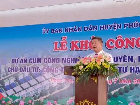Hà Nội triển khai xây dựng Cụm công nghiệp Võng Xuyên tại Huyện Phúc Thọ