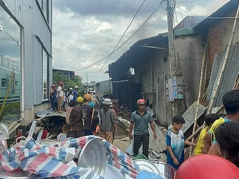 Đắk Lắk: Một vụ cháy chợ nghi do chập điện