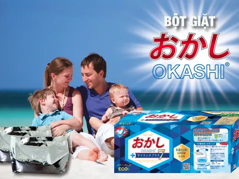 Cơn sốt bột giặt OKASHI tẩy sạch các vết bẩn cứng đầu được săn lùng