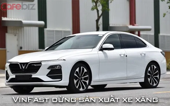 VinFast bất ngờ công bố dừng sản xuất xe xăng, chỉ sản xuất xe điện từ cuối năm 2022